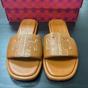 Tory Burch Double T Sport Slide